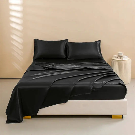 Satin Sheets | Deep Pocket 4-Piece | PriceLows™