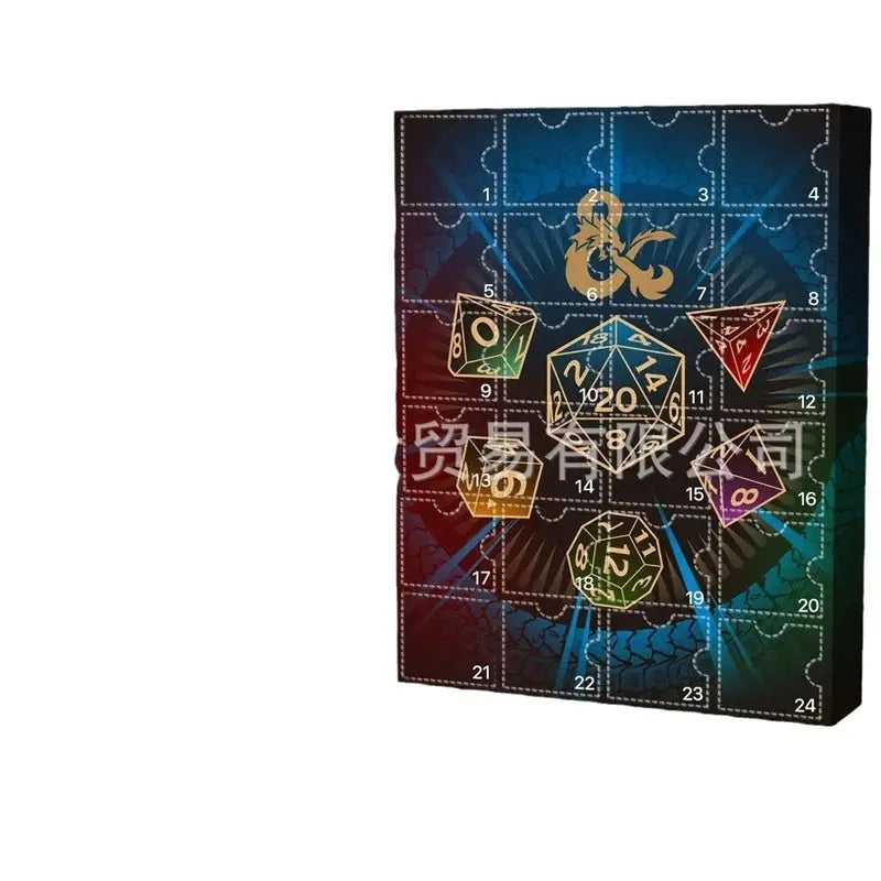 Advent Calendar | Dungeons Theme | 24 Count | Plastic Mini Figures