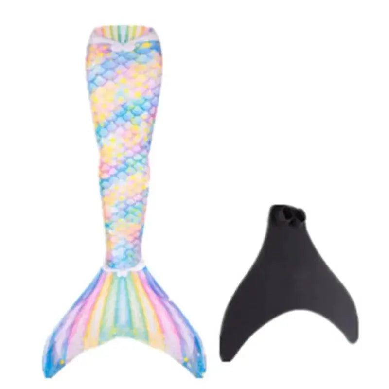 New Kids Adult Swimming Mermaid tail Girl Mom Cosplay Mermaid Costume Children Party Gift Fantasy Swimsuit With Monofin Fin from PriceLows™