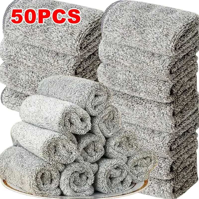 Microfiber Cleaning Cloths | Absorbent | Stain-Removing | One Size