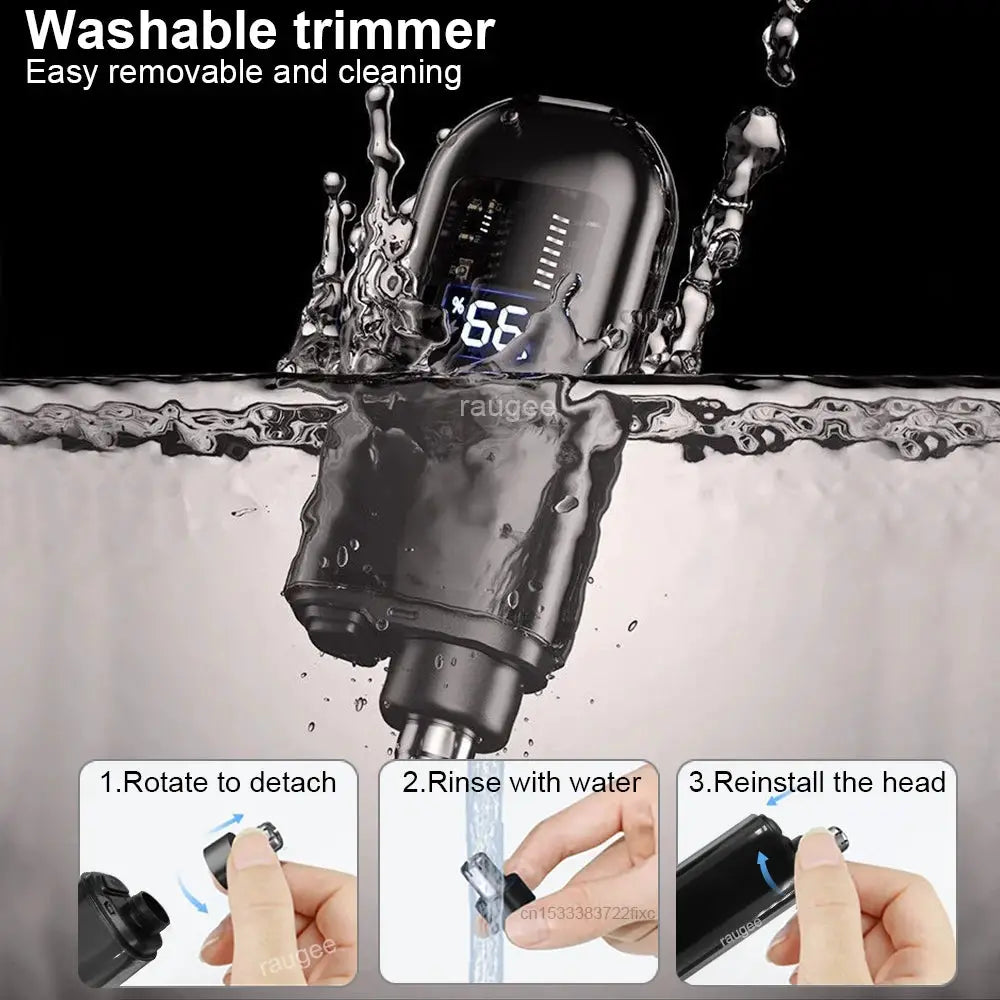 Nose Hair Trimmer Mini Clipper For Men Electric Eyebrow Nose Ears Hair Trimmer USB Rechargeable Travel Portable Nose Hair Cutter from PriceLows™