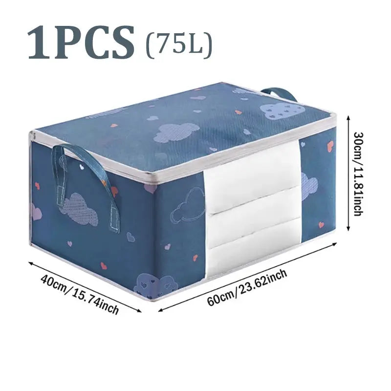 Big Capacity Storage Bag 4/2/1PCS Quilt Clothes Moisture Dust Proof Proof Organizer Duvet Blanket Sorting Bags Luggage Bag from PriceLows™
