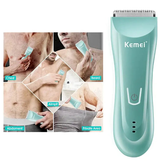 Body Groomer | Wet Dry Shave | Rechargeable Battery | Five Blade System