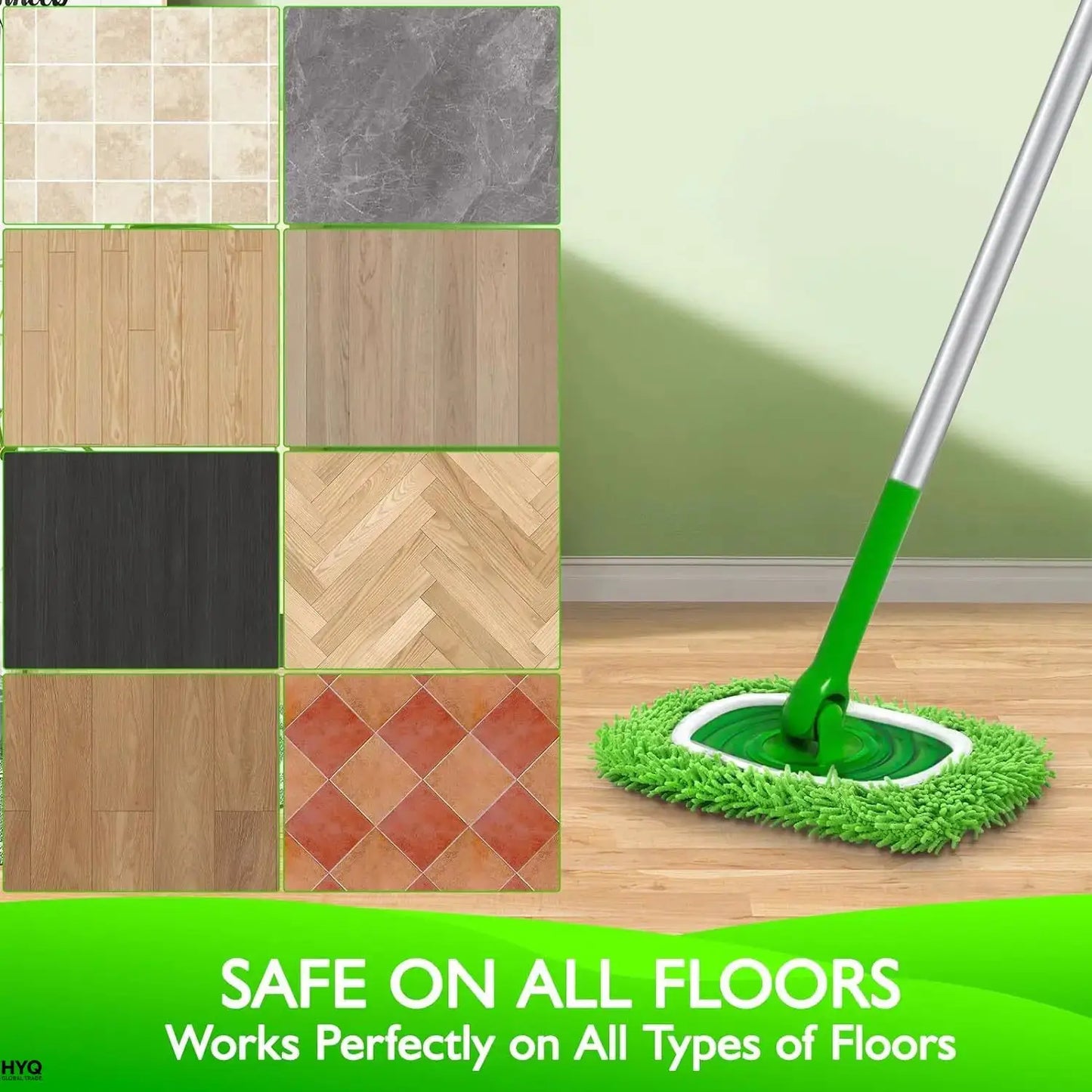 Pack Swiffer Compatible Mop Pads – Reusable Microfiber Refills, Washable for Wet & Dry Floor Use from PriceLows™