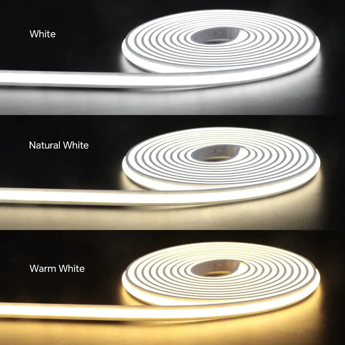 NEW 10M 5M Set Solid COB Neon LED Strip Light Pure Silicone Gel Tube With Wireless PIR Motion Sensor Switch For Stairs Corridor from PriceLows™