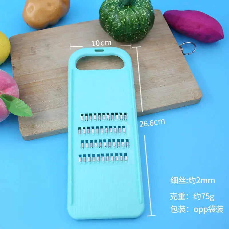 Manual Vegetable Grater | Stainless Steel Blades | Adjustable Slicer