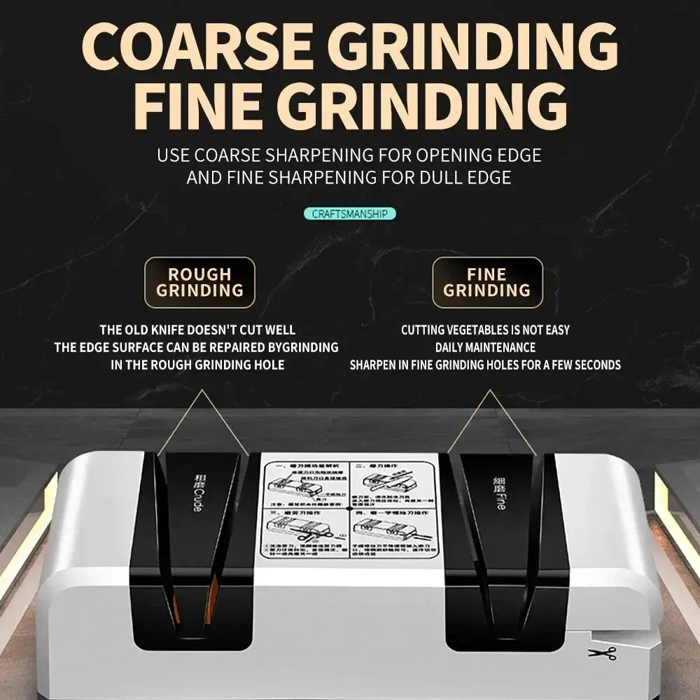 Electric Knife Sharpener | Automatic | Multi Function | Slotted Screwdrivers