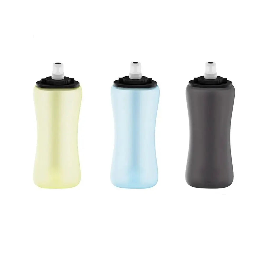 Lightweight Foldable Water Bottle Food Grade Silicone 350ml Capacity Collapsible Sport Bottle Heat Resistant Leak Proof from PriceLows™