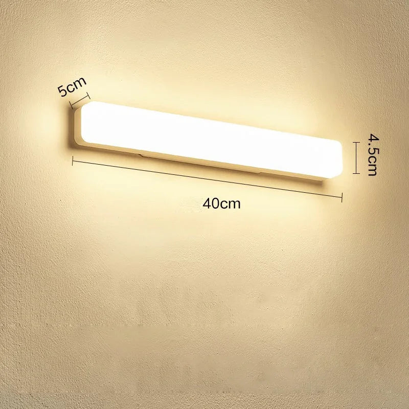 LED Wall Lamp | Size 40 To 20 Cm | Power 18W And 13W | Finish White