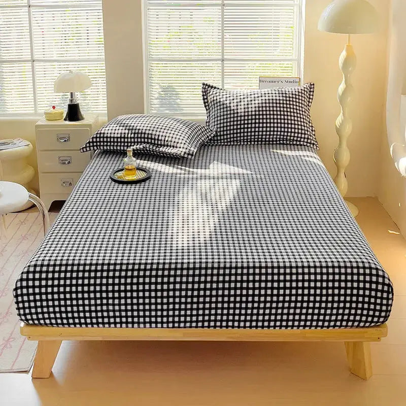 Flannel Fitted Sheet | Deep Pocket 25cm | Fade Resistant | Single To King