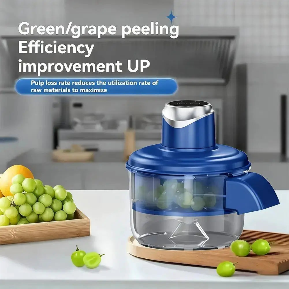 Automatic Fruit Garlic Peeler Machine Electric Grape Peeler Machine w/h Precision Stainless Steel Blade for Kitchen Homemade Jam from PriceLows™
