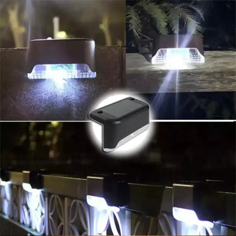 Solar LED Lights Outdoor Garden Light Deck Lamp Solar Stairs Light Waterproof Solar Step Lamp Patio Garden Decor from PriceLows™