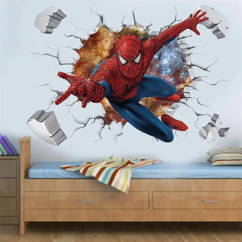Wall Stickers | Avengers 3D Theme | Living Room Decor | One Size