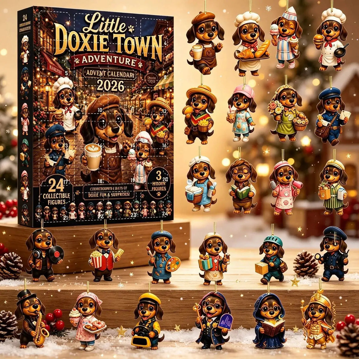 Advent Calendar | 24 Day Countdown | 2D Acrylic | Christmas