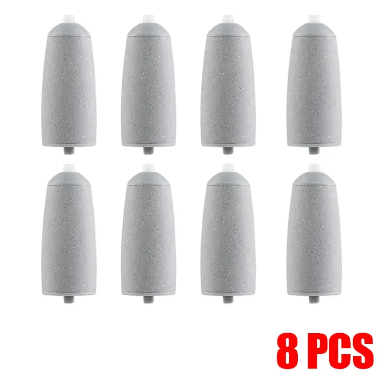 8Pcs Roller Wheels Foot Scrub Head Pedicure Tools Refill File Replacement Heads Rollers Replaceable Roller Foot from PriceLows™