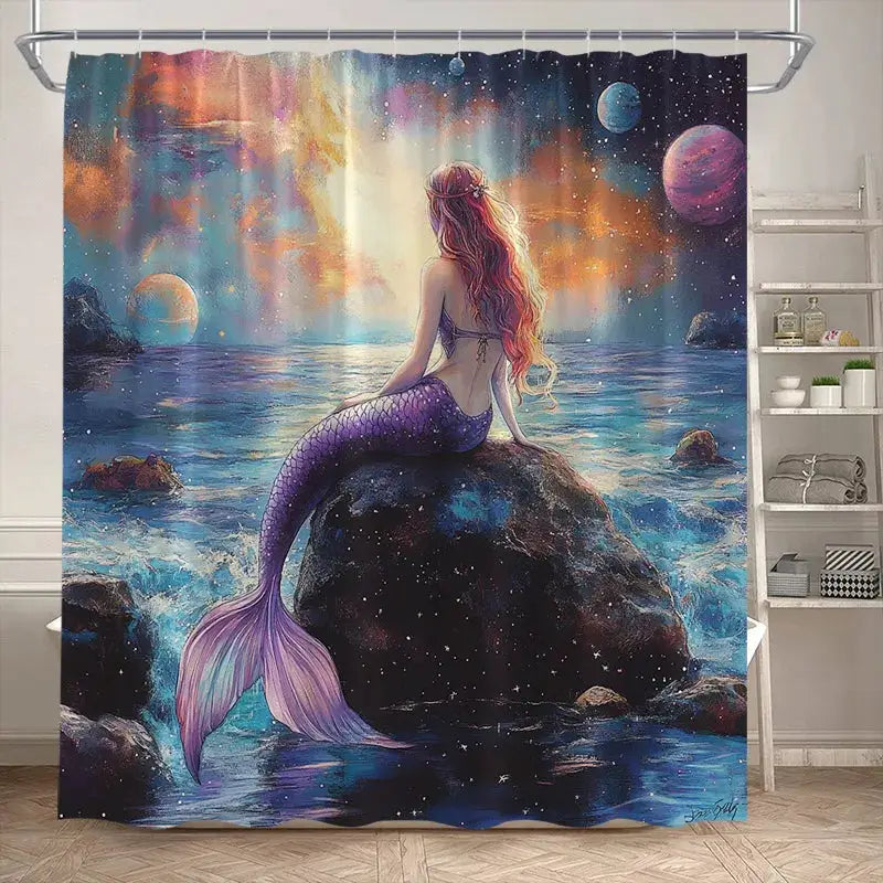 Ocean Animals Sea Turtle Shower Curtains Tropical Fish Coral Underwater Nature Scenery Child Bath Curtain Home Bathroom Decor from PriceLows™
