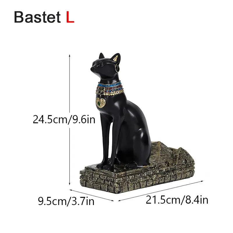 Egypt Anubis Wine Rack Bastet God Cat Wine Bottle Rack Resin Arts And Crafts Bar Ornament Decoration from PriceLows™