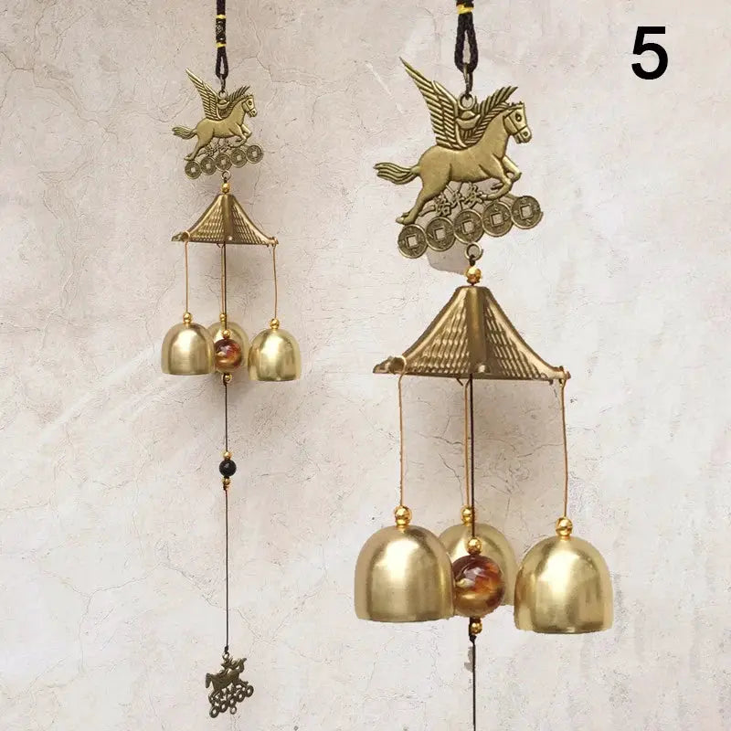Antique Wind Chime Copper Yard Garden Outdoor Living Decoration Metal Wind Chime from PriceLows™