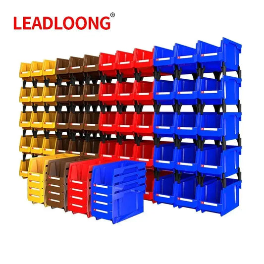 LEADLOONG V2 Part Bin 12pcs 8 X5x4in/20*13*11cm Sundries Tool Organizer Box Suitable For Office Desk And Car Accessories Storage from PriceLows™