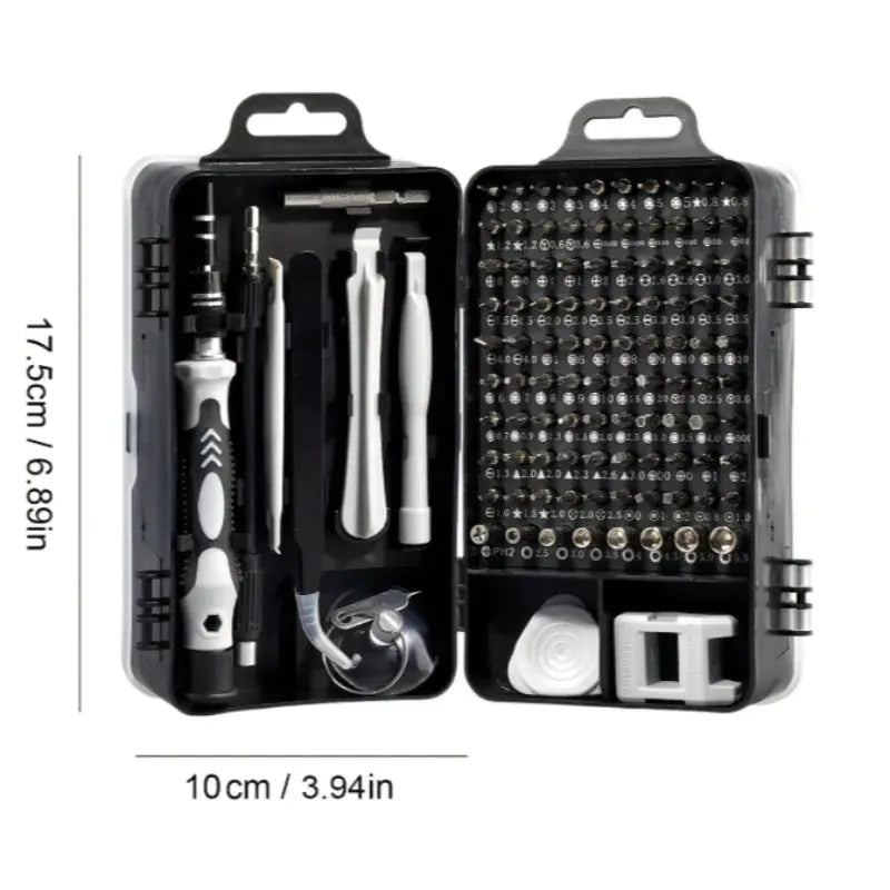 115Pcs Precision Screwdriver Set Mini Repair Tool Kit Torx Triwing Bits for Computer Macbook Men Gift from PriceLows™