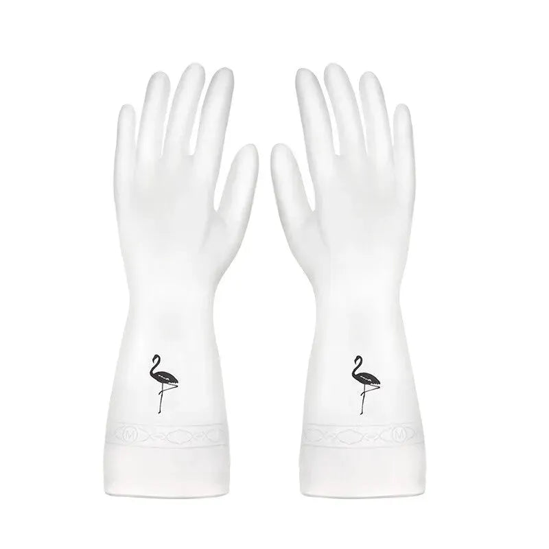 Waterproof Housework Cleaning Gloves Kitchen Cleaning Latex Laundry Dishwashing Gloves Wear Resistant Rubber Gloves from PriceLows™