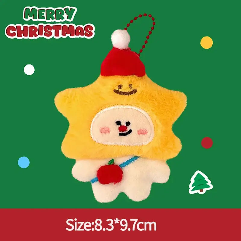 Hanging Plush Ornament | Santa Claus Snowman | Soft Touch Christmas Decoration