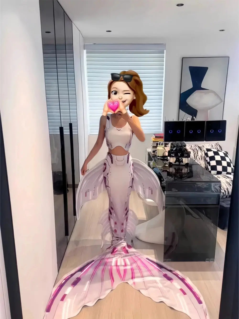 Mermaid Tail Swimsuit Custom High-quality Tail with Adjustable Bra for Professional Aquarium Diving and Photography from PriceLows™