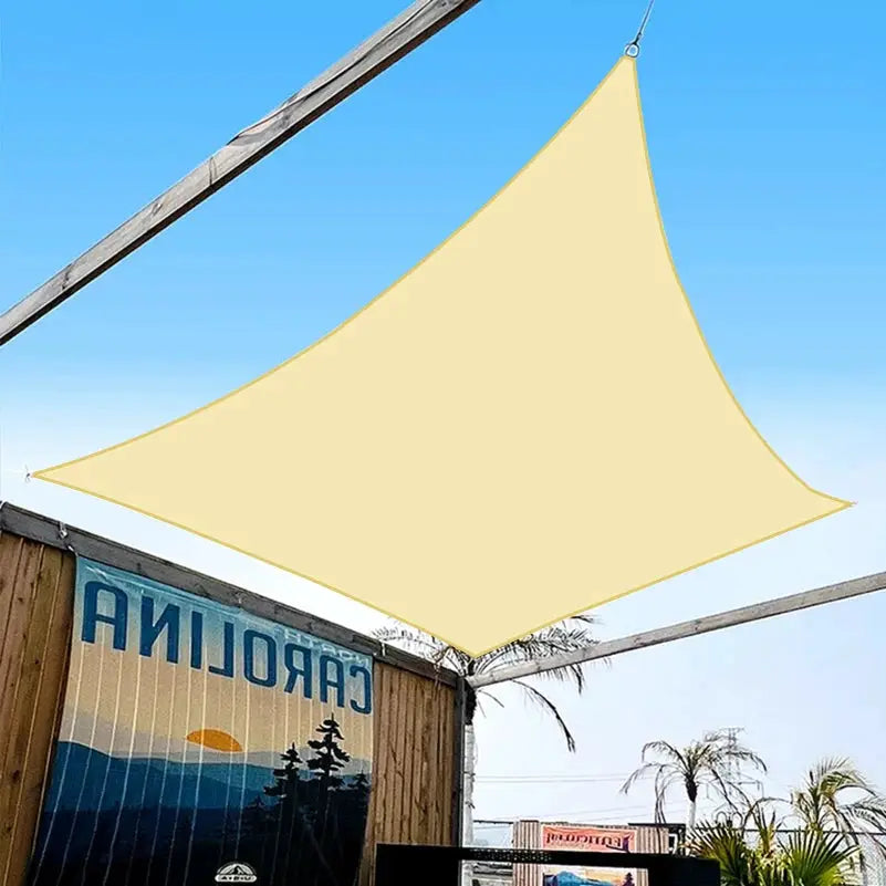 Outdoor Rectangular Sun Sail | Breathable Poly Cotton | UV Proof Shade Cover