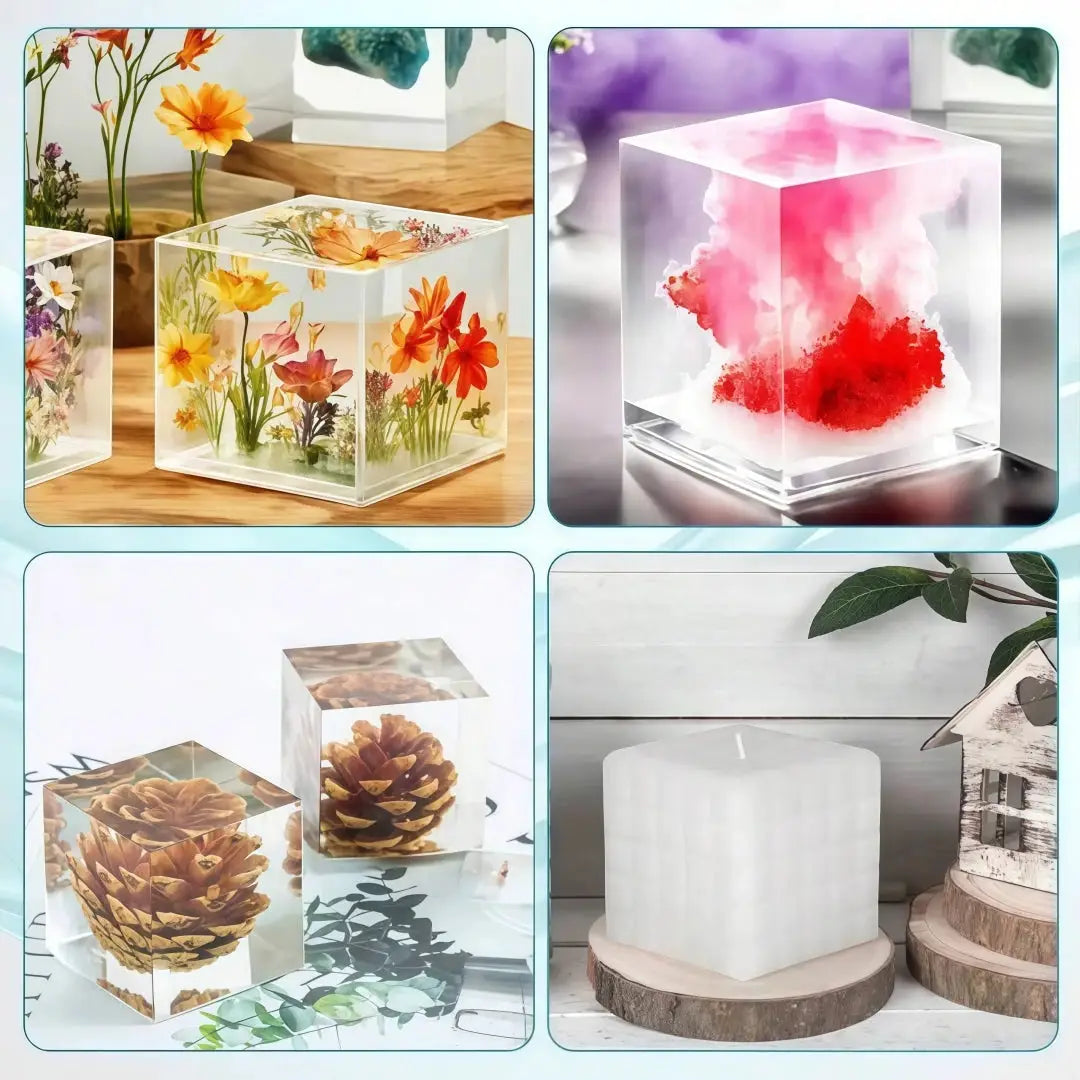 Clear Epoxy Resin Kit | Bubble-Free Casting | For Molds And Specimens