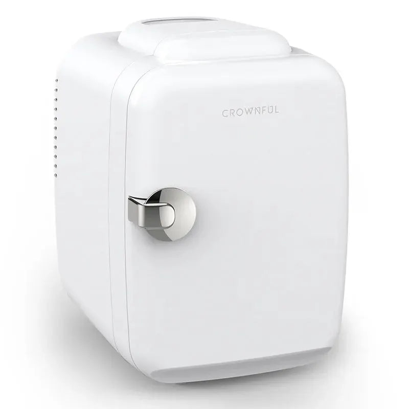 Crownful 4L Mini Fridge 110V 220V Beauty Makeup Skincare Refrigerator AC/DC Heated Cooling Beauty Refrigerator Car Mini Fridge from PriceLows™