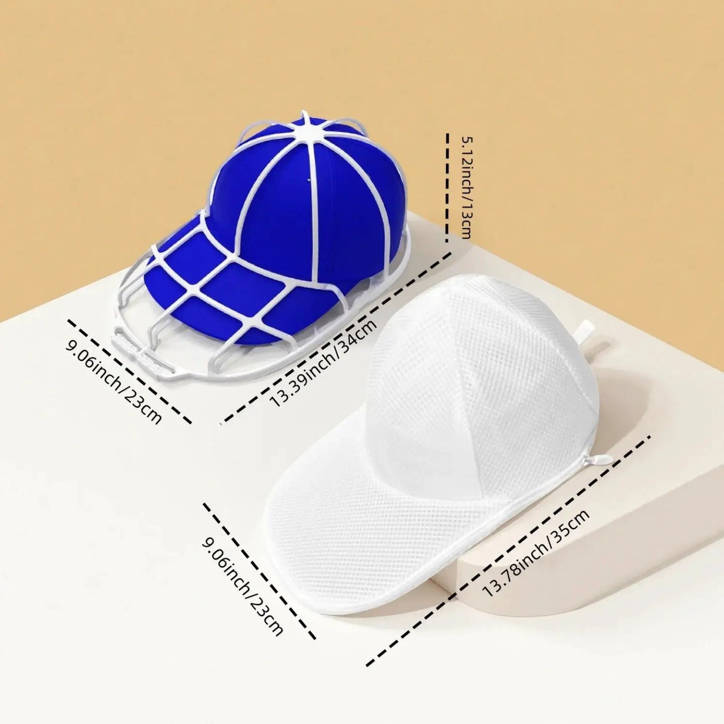 Hat Cleaning Cage | Washing Machine Safe | Mesh Bag Included | Universal Fit