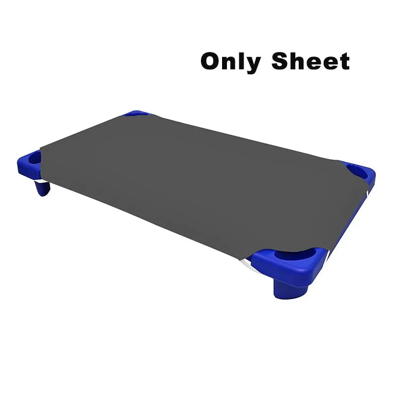 1PC Toddler Daycare Cot Sheets Breathable Solid Color Cots Fitted Sheet for Boy Girls Pre-School Naptime Cot Sheets Kids Bedding from PriceLows™