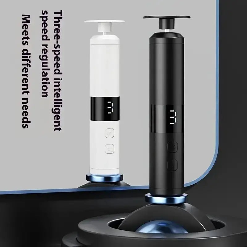 Electric 2-in-1 foot grinder and nail grinder - USB foot repair equipment with 3-speed adjustment and 16 interchangeable heads from PriceLows™