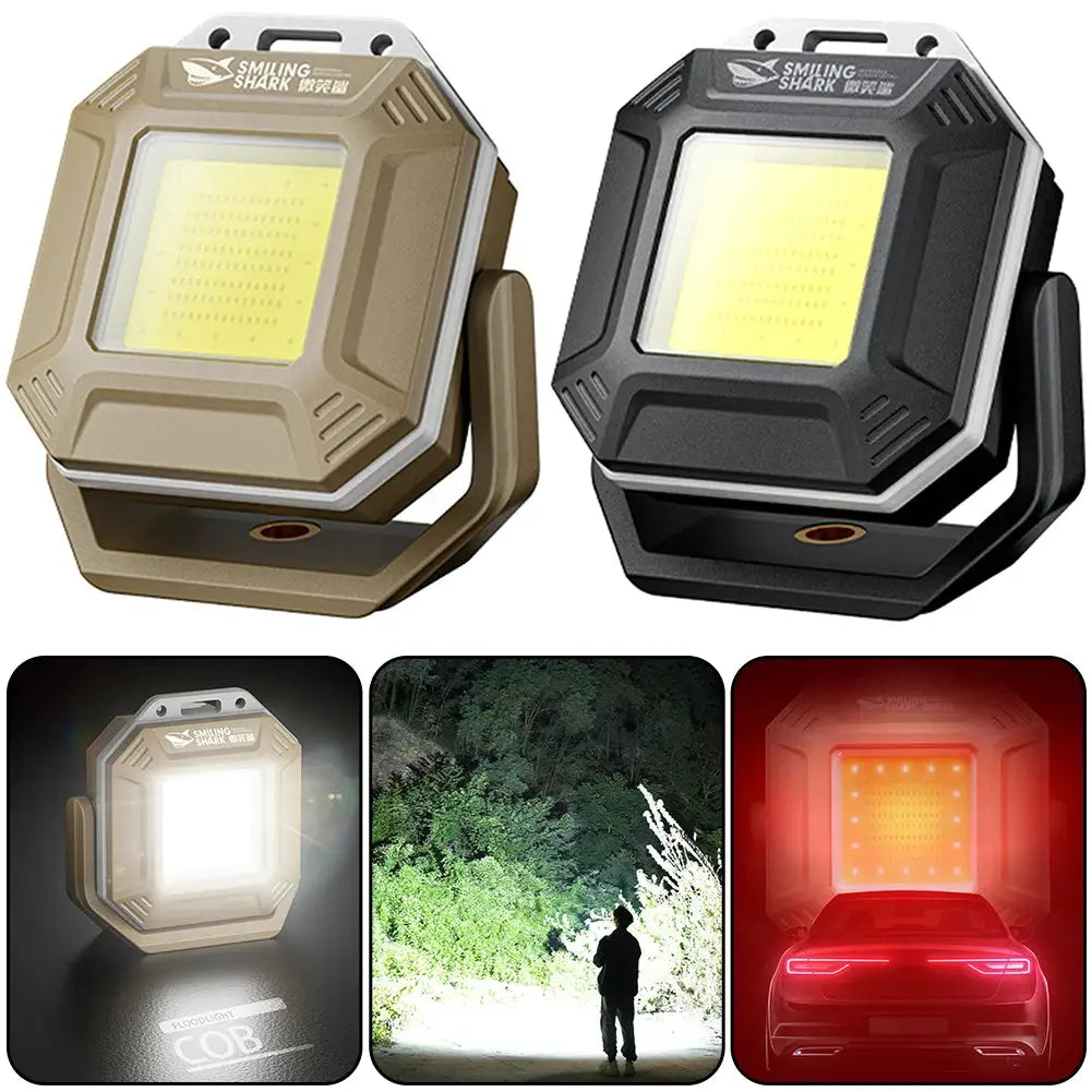 COB LED Inspection Lamp Waterproof Flashlight with Magnetic Base Emergency Light Rechargeable for Car Repair Emergency Workshop from PriceLows™