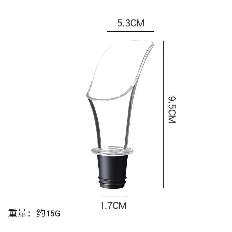 Wine Aerator Pourer Spout and Wine Stopper Vacuum Pump, Wine Decanter with Aerator Improved Flavor Enhanced Bouquet Bubbles from PriceLows™