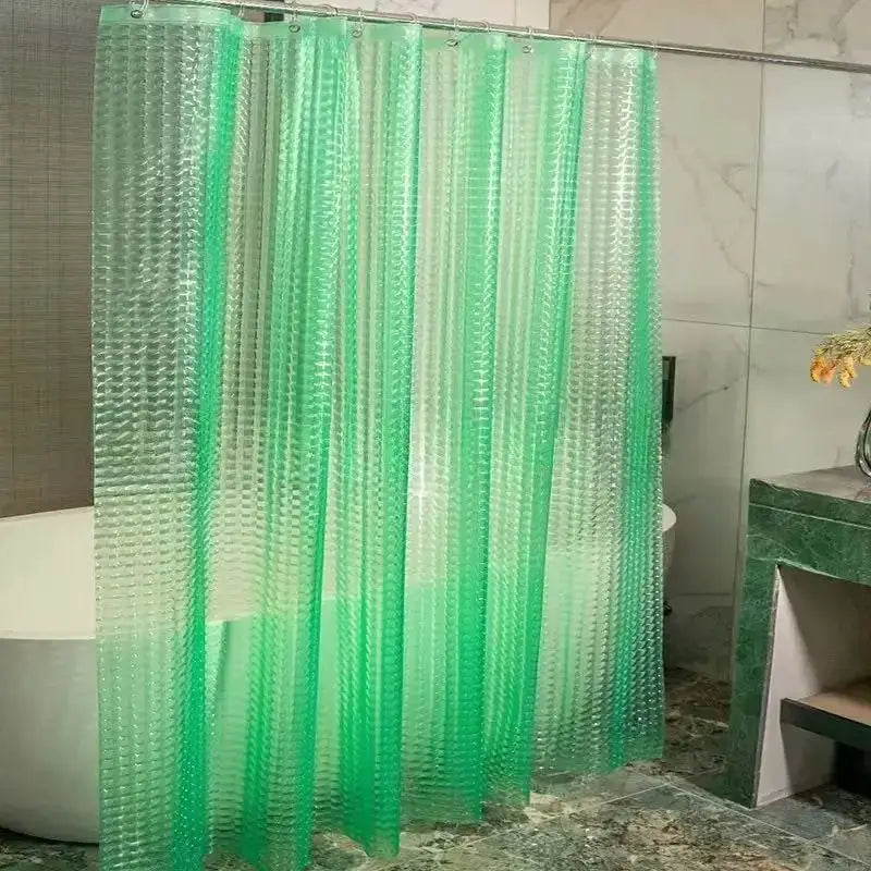 Premium Textured PEVA Shower Curtain - Rustproof Metal Grommets with 12 Durable Rings, Modern Bathroom Decor from PriceLows™