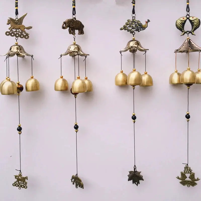 Antique Wind Chime Copper Yard Garden Outdoor Living Decoration Metal Wind Chime from PriceLows™