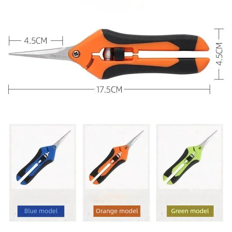 Metal Pruning Scissors Multi Purpose Hand Tool for Garden Grafting Bonsai Fruit Picking Weed Cutting and Daily Household Use from PriceLows™