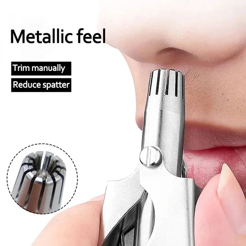 Washable Nose Ear Hair Trimmer Nose Hair Trimmer Stainless Steel Manual Nose Hair Trimmer Razor Nose Hair Shaver from PriceLows™