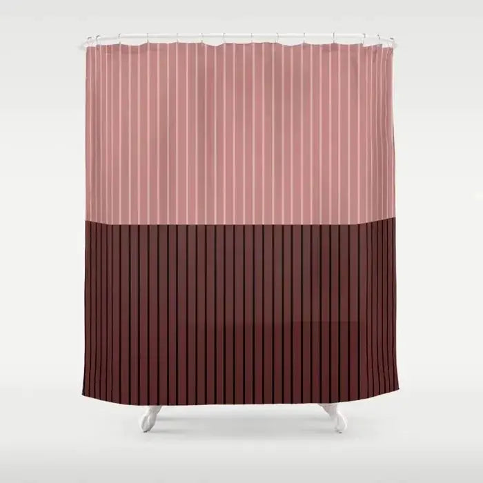 Simple Colorful Lines Modern Fashion Pattern Shower Curtain Home Decoration Creative Personalized Shower Curtains from PriceLows™