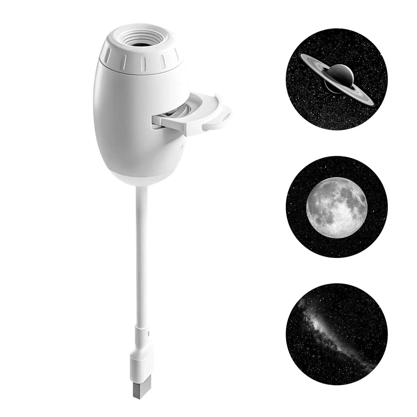 Galaxy Star Projector | 2 In 1 Night Light | Bedroom And Car Decoration | Mini