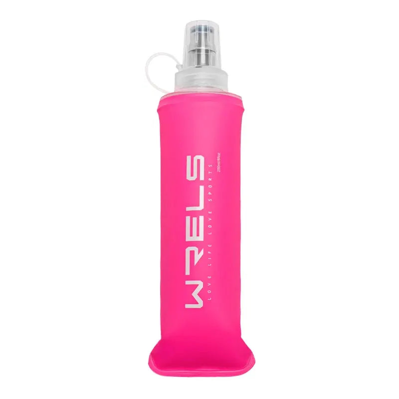WRELS Collapsible Folding Water Bottle TPU BPA-Free Outdoor Sport Marathon Leak Proof Soft Flask Running Hydration Water Bottle from PriceLows™