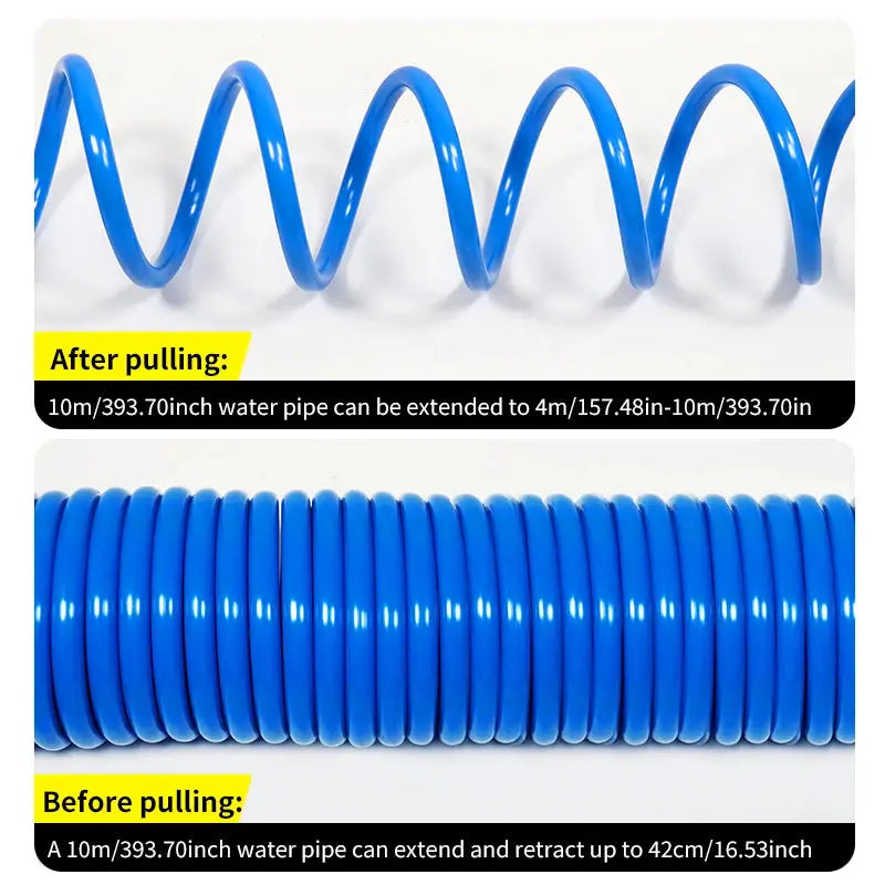 Expandable Retractable EVA Garden Hose 10/15m Portable Spring Water Pipe for Car Wash And Flower Lawn Watering Curly Magic Pipe from PriceLows™