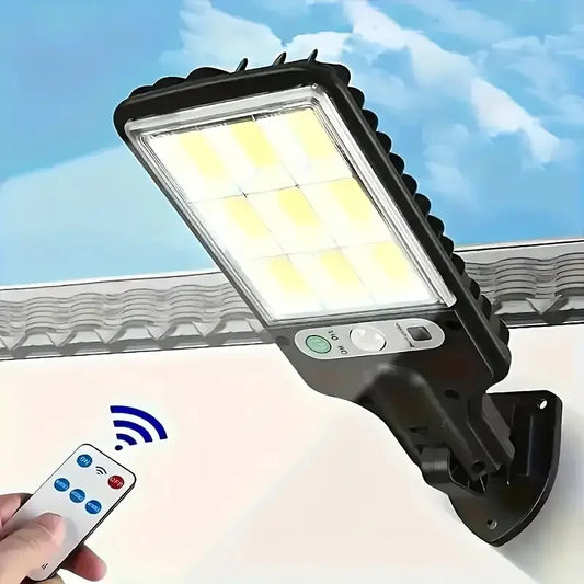 4 pc Solar Outdoor LED Wall Light with Human Body Waterproof Induction for Garden Terrace Garage Courtyard and Street Lighting from PriceLows™