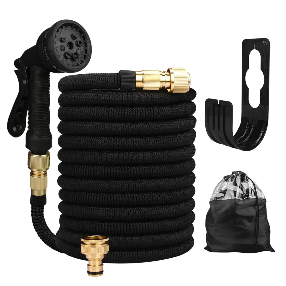Garden Water Hose Expandable Double Metal Connector High Pressure Pvc Reel Magic Water Pipes for Garden Farm Irrigation Car Wash from PriceLows™