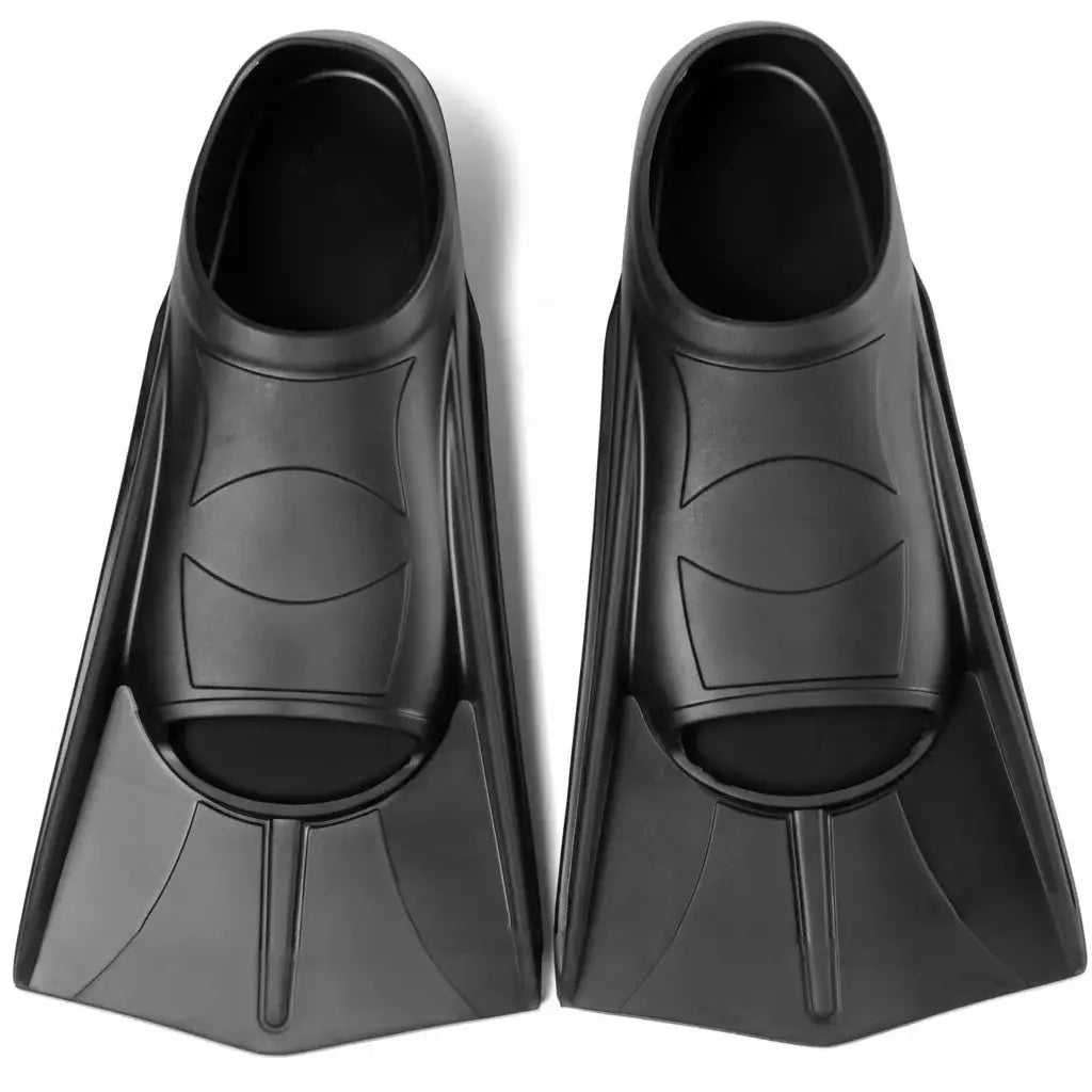 Silicone Fins Swim Training Snorkel Short Diving Flippers Frog Shoes Men Women Professional Breaststroke Freesnorkel Swimming from PriceLows™