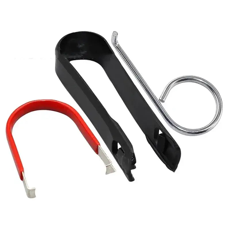 Wheel Nut Cover Removal Tool | Universal Hub Puller | Compact | Silver Red Black