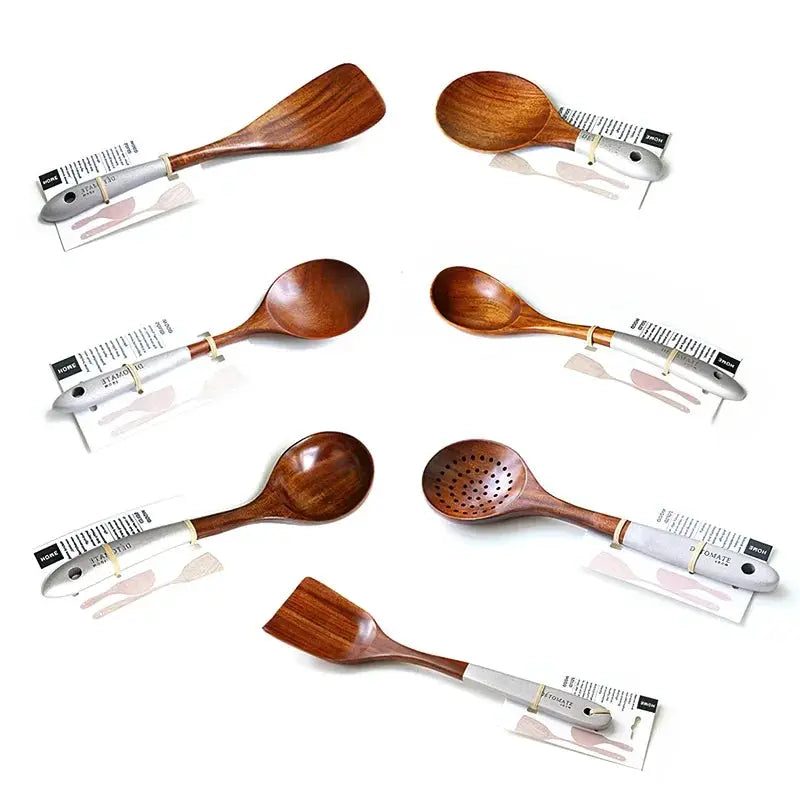 Wooden Cooking Utensil Set | Premium Teak | Eco Friendly | Standard