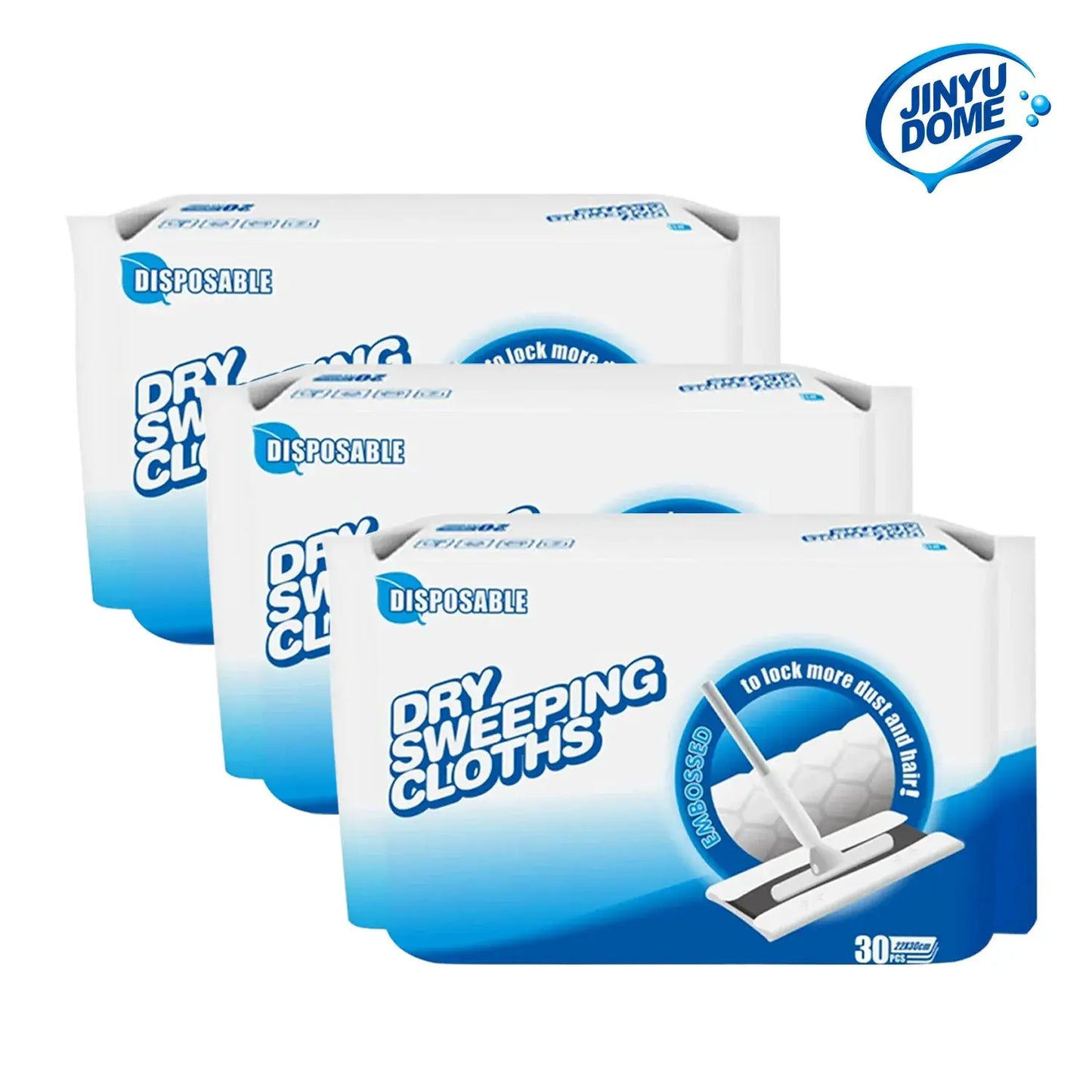 JINYUDOME 8.8x12inch Disposable Electrostatic Dust Mop Pads High-Efficiency Swiffer Wet/Dry Mop Floor Cleaning Cloth from PriceLows™