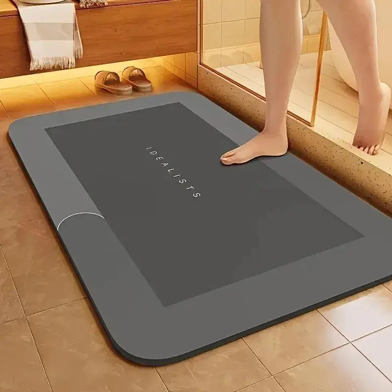 Diatomaceous Earth Bath Mat Super Absorbent Non Slip Fast Drying Soft Floor Mat for Bathroom Shower Laundry Bedroom Kitchen RV from PriceLows™